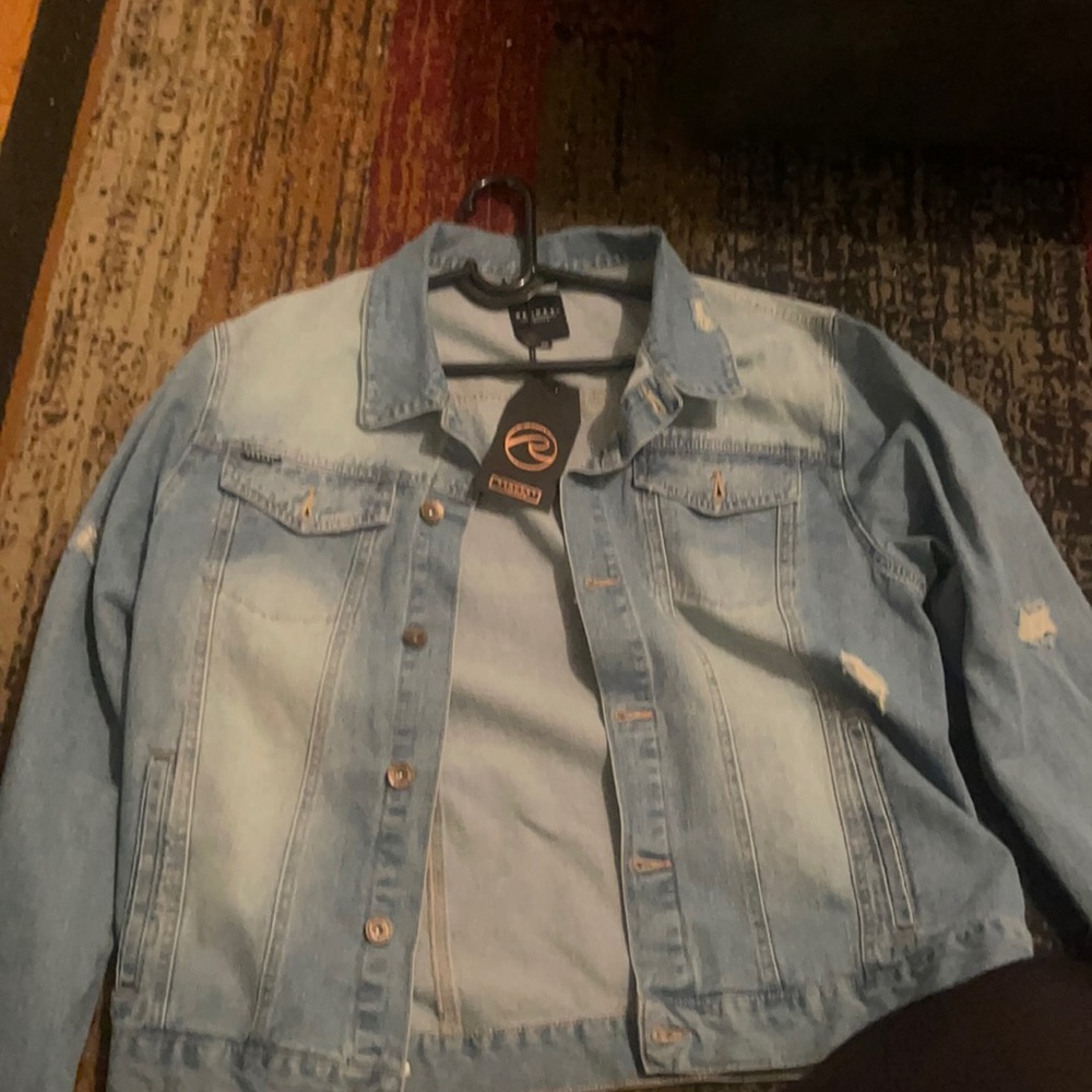 Men’s Request Denim Jeans Jacket Size XL